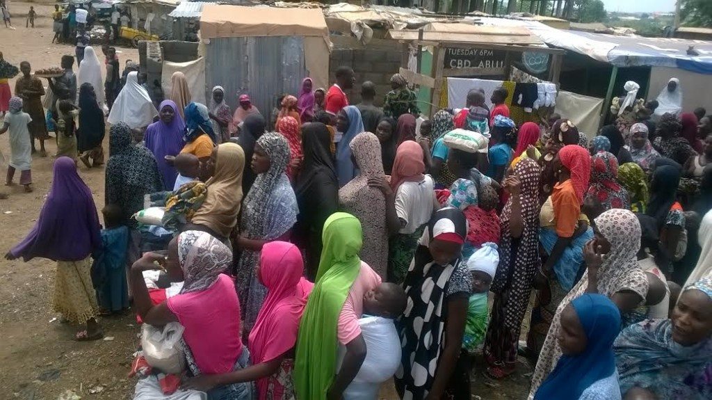 Image result for Military provides medical support to IDPs in Maiduguri NYSC camp