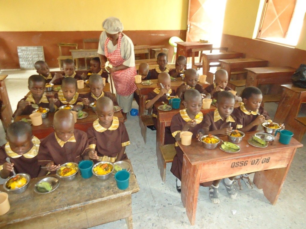 Image result for nigerian school children eating