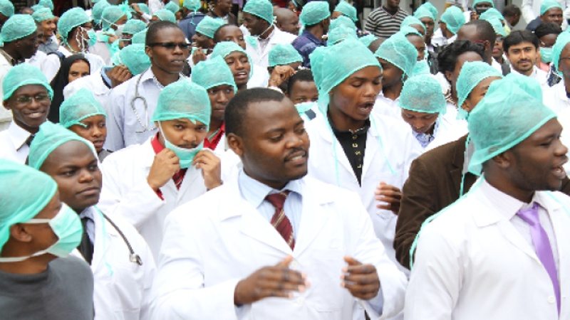 Image result for Resident doctors begin indefinite nationwide strike