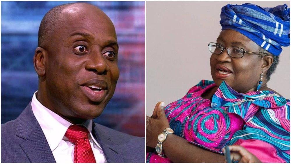 Image result for Rotimi Amaechi AND Ngozi Okonjo-Iweala