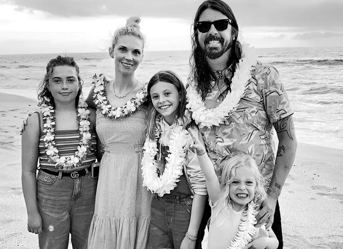 David Grohl wife and kids