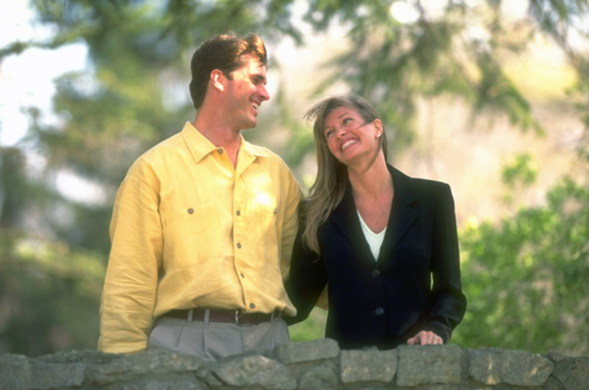 Jim Harbaugh and Mia Harbaugh