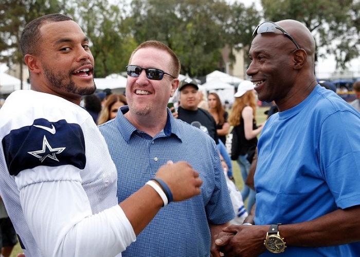 Dak Prescott and his Father Nathaniel Prescott