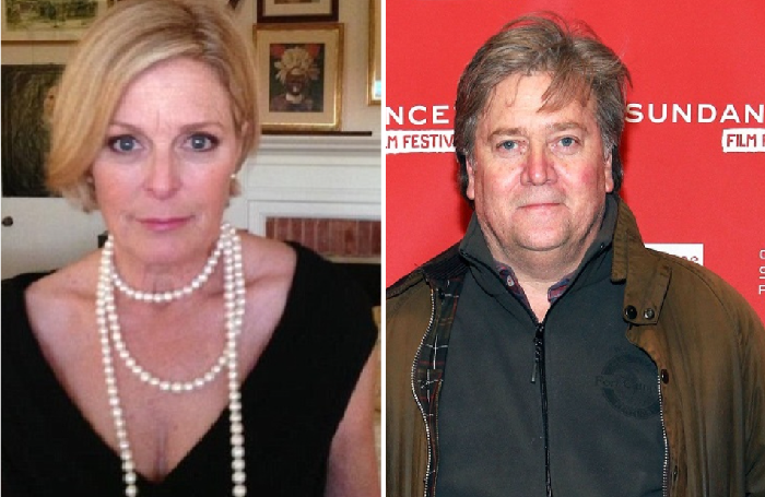 Mary Louise Piccard and her ex-husband Steve Bannon
