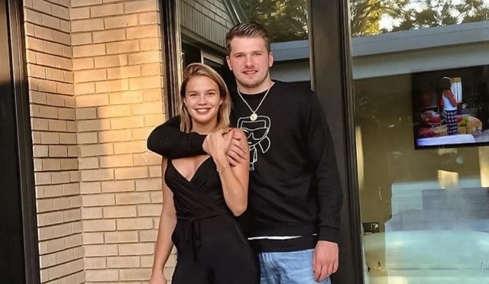 Anamaria Goltes and Luka Doncic