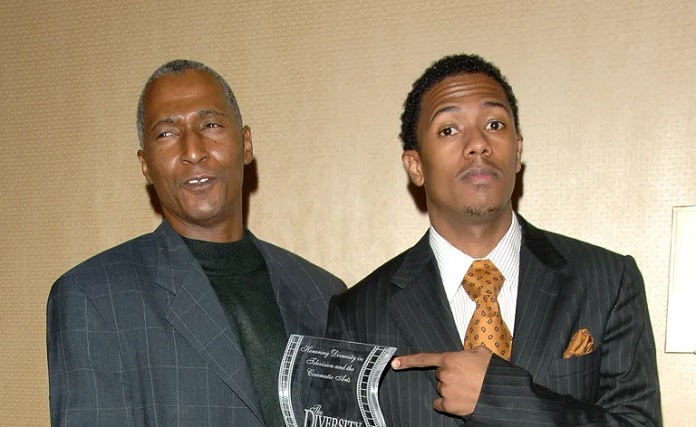 Nick Cannon and his father James Cannon