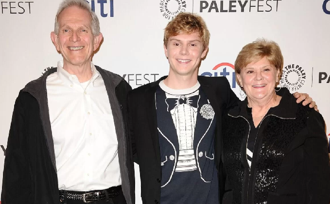 Andrew's brother, Evan and their parents