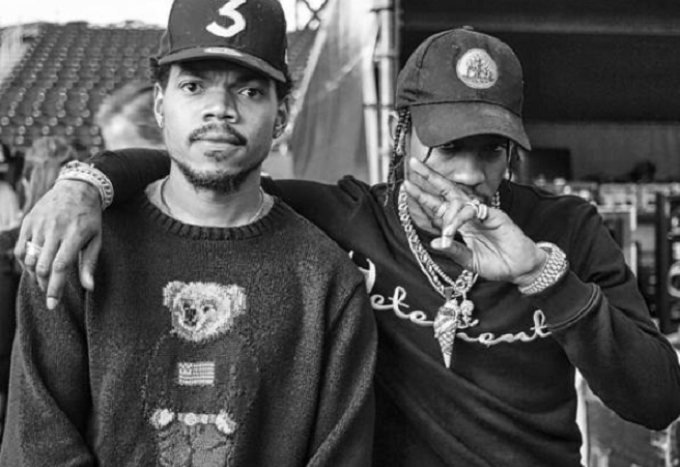 Chance The Rapper and Travis Scott