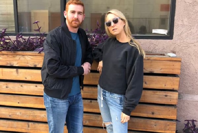 Andrew Santino, and Wife
