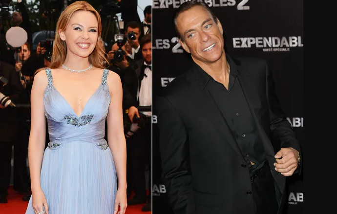 Jean-Claude Van Damme And Kylie Minogue