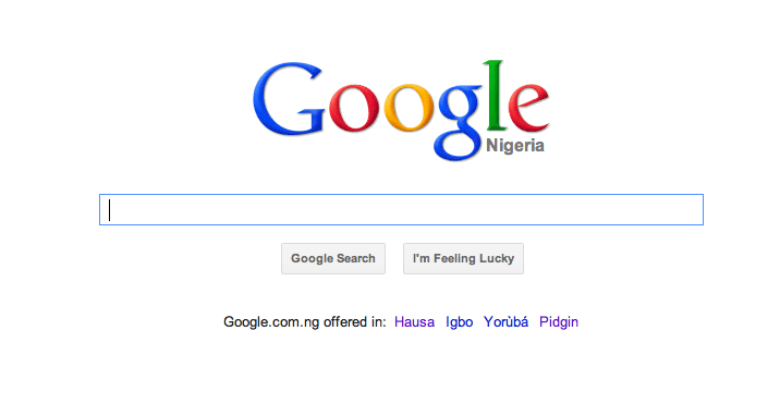 Google-nigeria - top websites in nigeria
