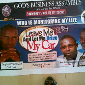 29 Funniest  Nigerian  Church Posters That ll Make You Laugh 