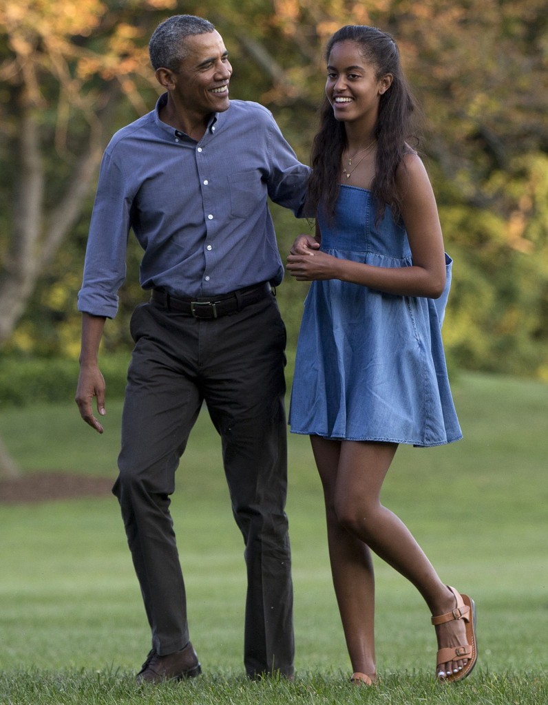  obama et sa fille 