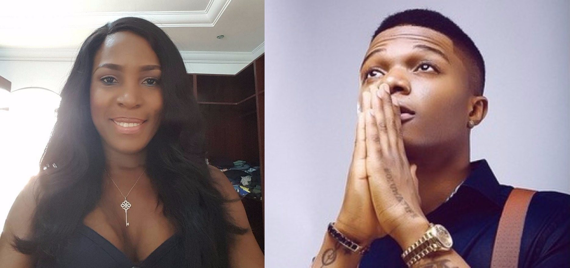 Wizkid Apologizes to Linda Ikeji at the Lagos Police Commissioner's Office