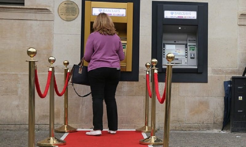 world's first ATM