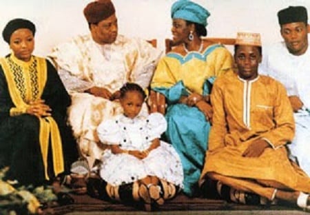 Ibrahim Babangida and family