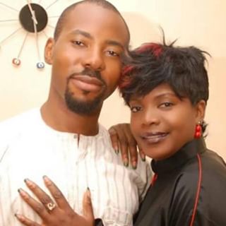Linc and his wife, Pete Edochie's sons