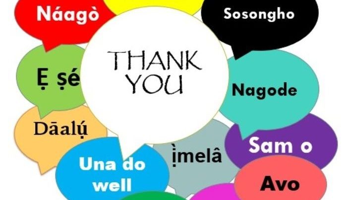 Thank you in Nigerian languages