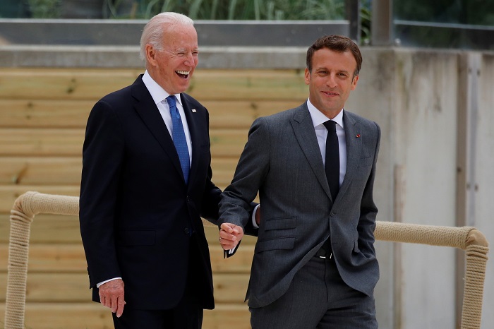 President Biden and Macron