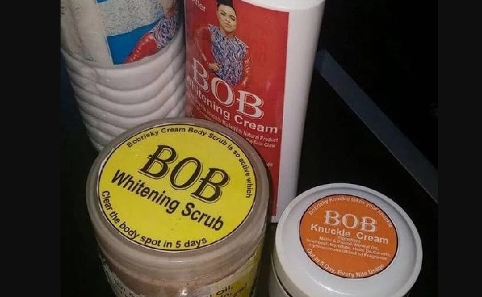 Bobrisky bleaching cream