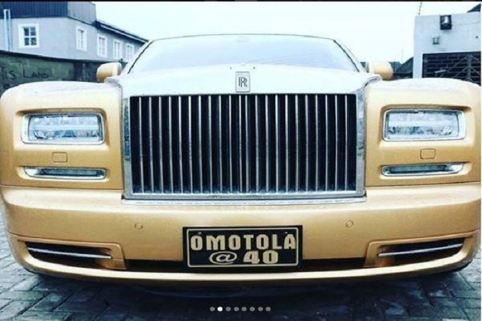 omotola-Rolls Roys
