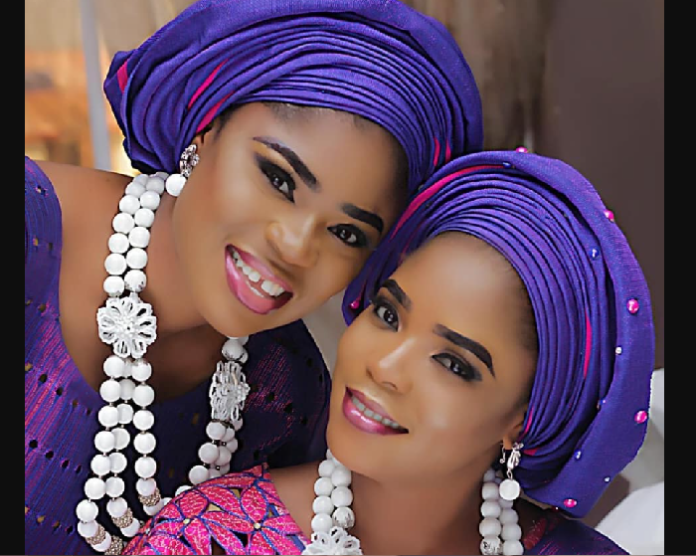 Eniola Ajao and twin sister