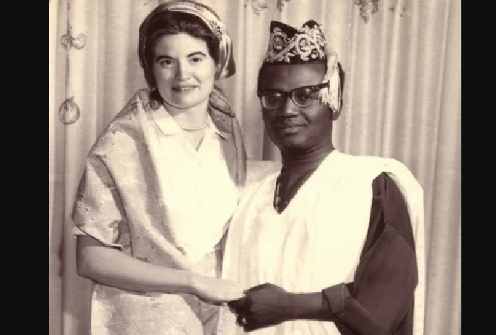 Ola Rotimi and wife