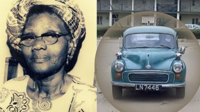 First Woman to Drive a Car in Nigeria
