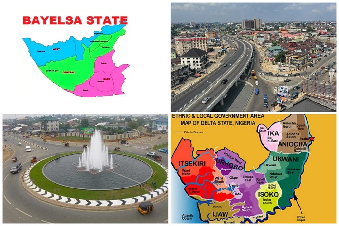 South South States in Nigeria
